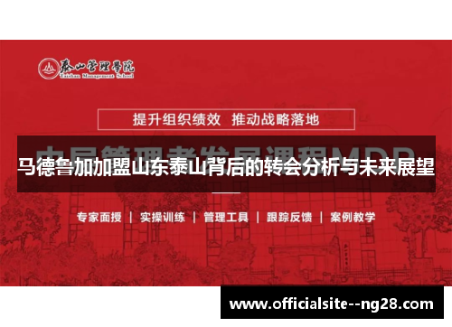 马德鲁加加盟山东泰山背后的转会分析与未来展望